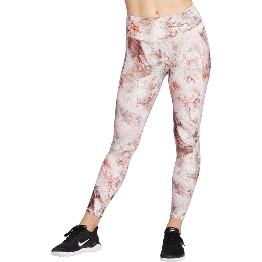 CALIA Women's Energize Collection High-RISE 7/8 Leggings Pink-Brown XS
